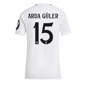 Real Madrid Arda Guler #15 Hemmatröja Kvinnor 2024-25 Kortärmad